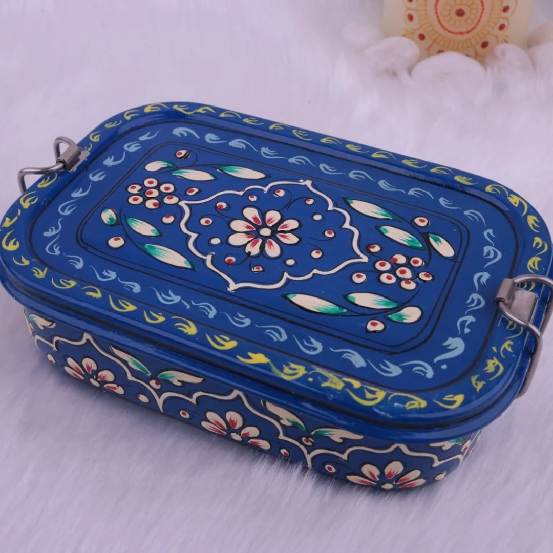 Handcrafted Indian Folk Art Lunch Box