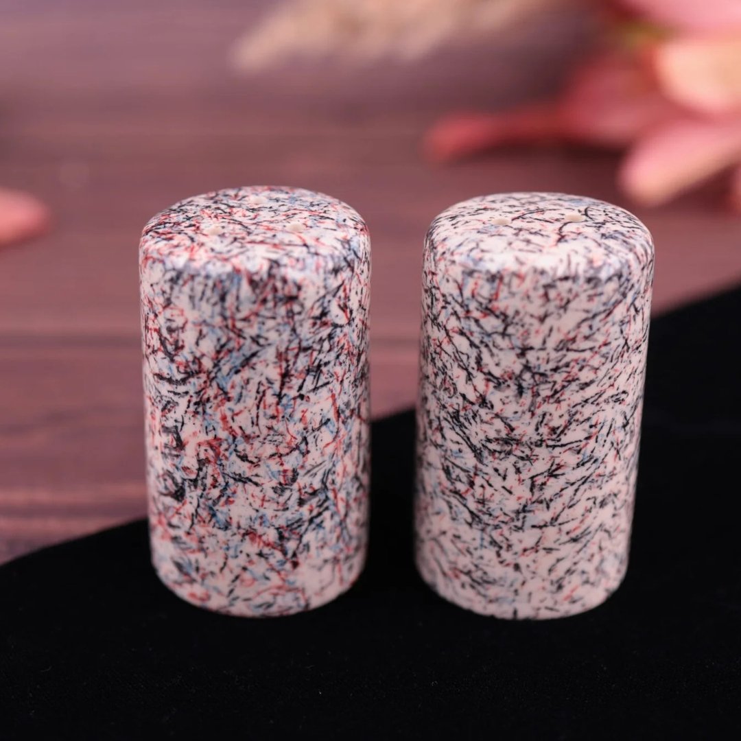 Confetti Splatter Ceramic Salt & Pepper Shaker Set