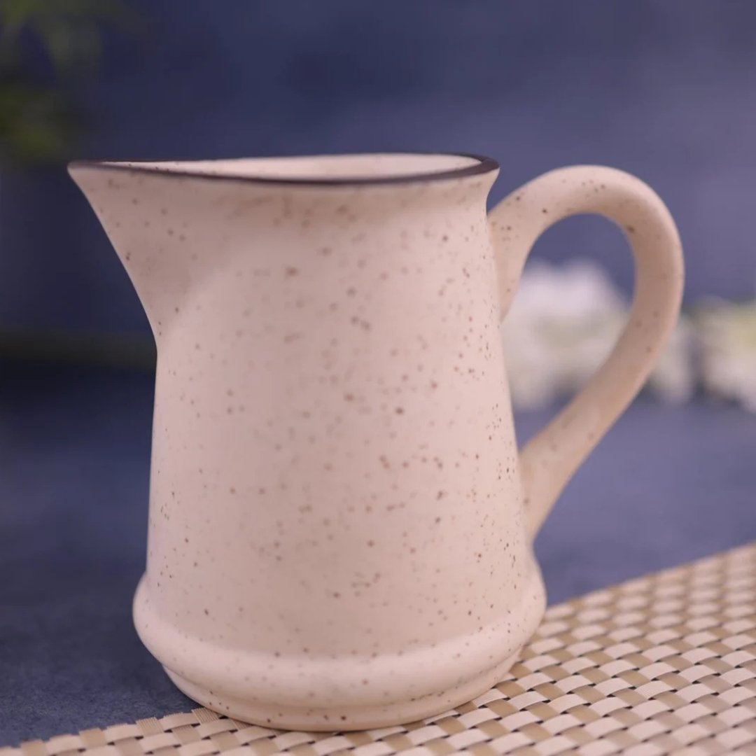 Speckled Cream Ceramic Milk mug