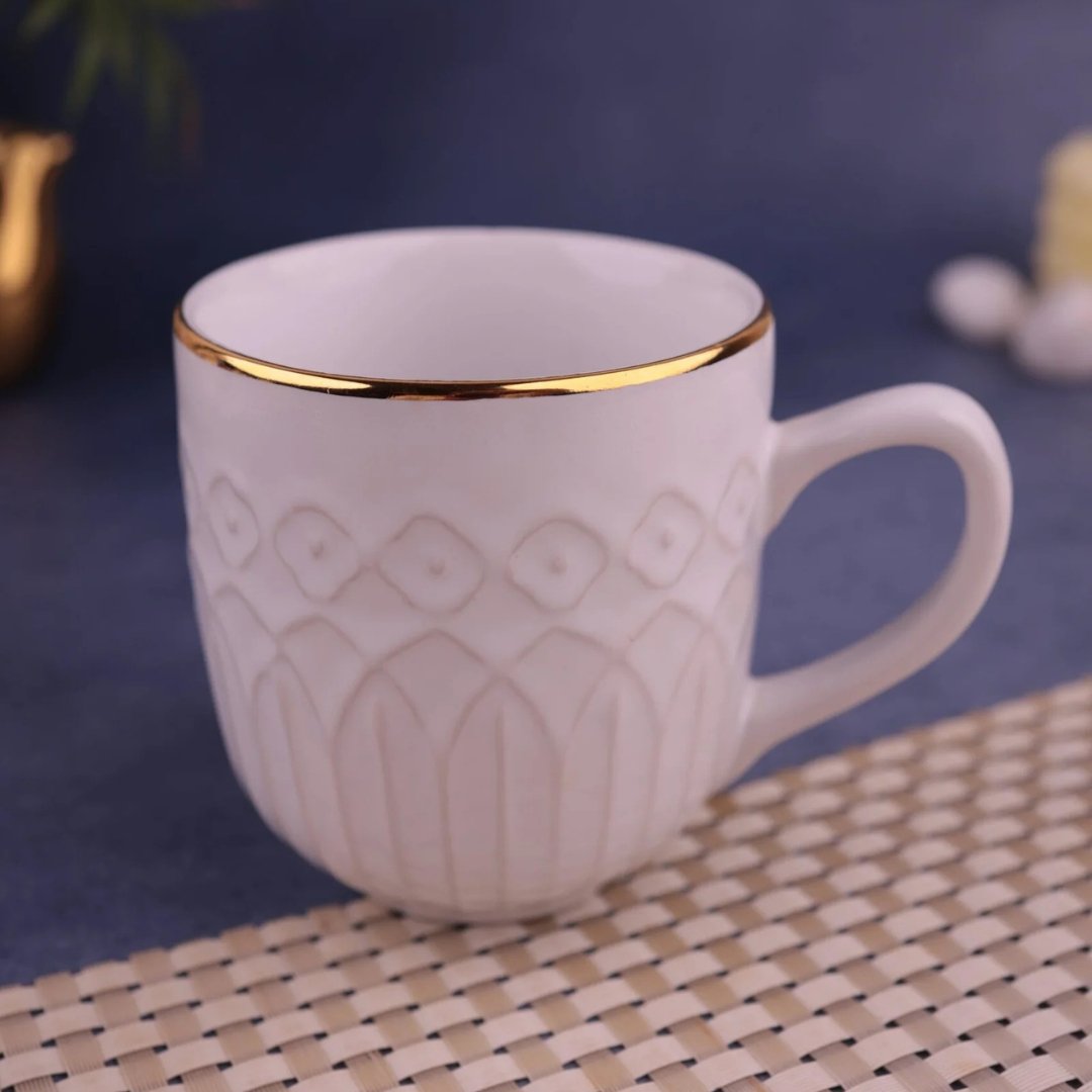 Handcrafted Emerald Splash Ceramic Soup Cup